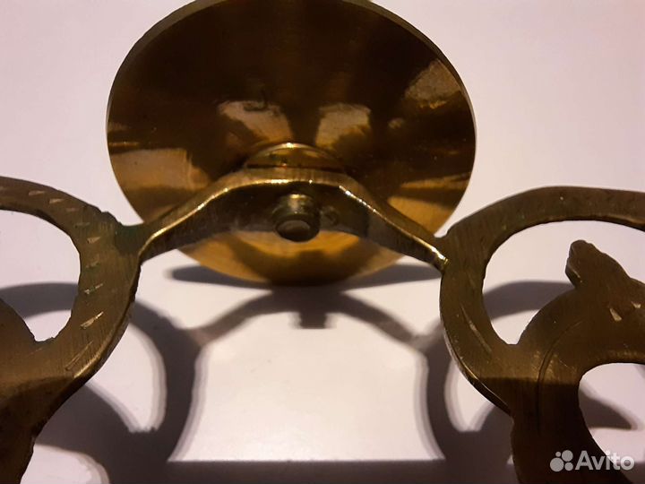 Подсвечник латунь