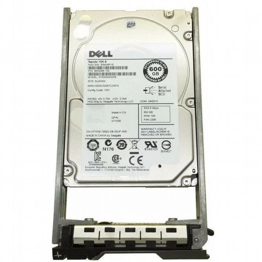 [07YX58] Жесткий Диск Dell 7yx58 600gb Sas 2,5" 07yx58