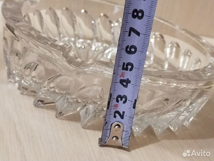 Пепельница хрусталь СССР 3 шт (для бара, ресторана