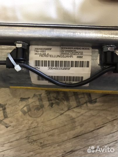 Подушка безопасности пассажира Bmw E53 X5