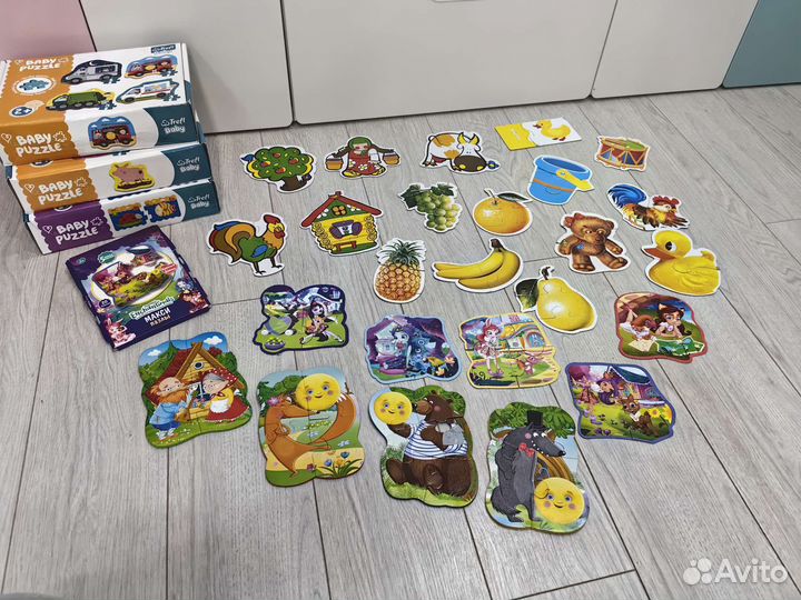 Пазлы для малышей baby puzzle trefl