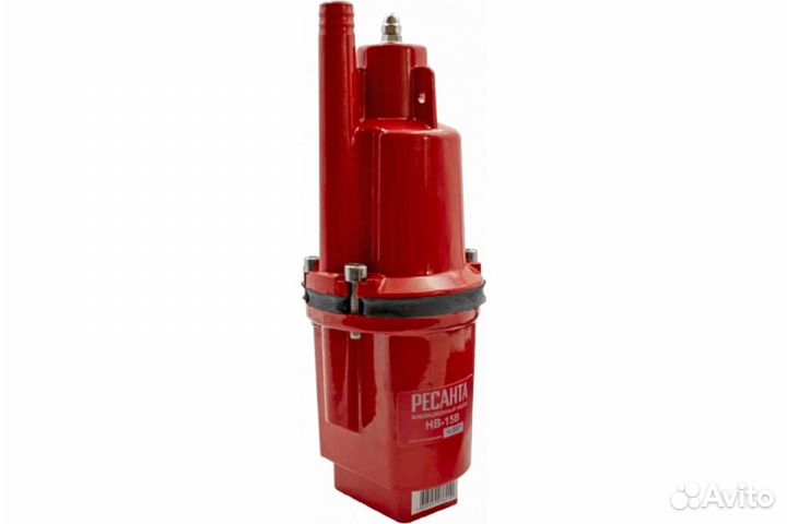 Вибрационный насос 15м верхний забор воды