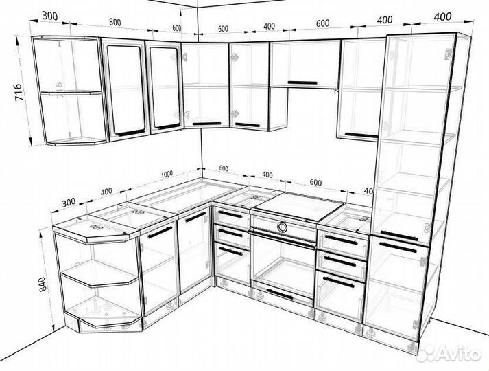 Кухня модульная. Доставка