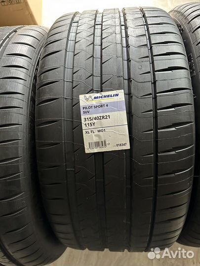 Michelin Pilot Sport 4 SUV 315/40 R21 и 275/45 R21