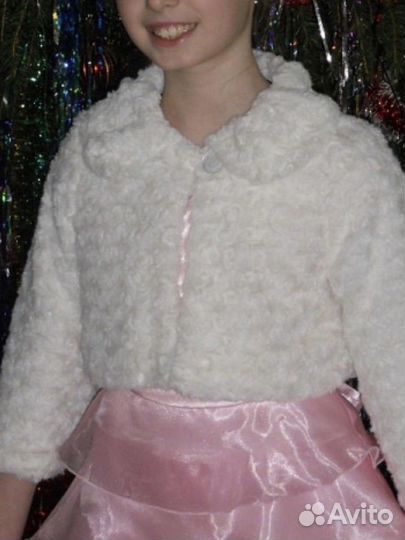 Нарядное платье для девочки + болеро