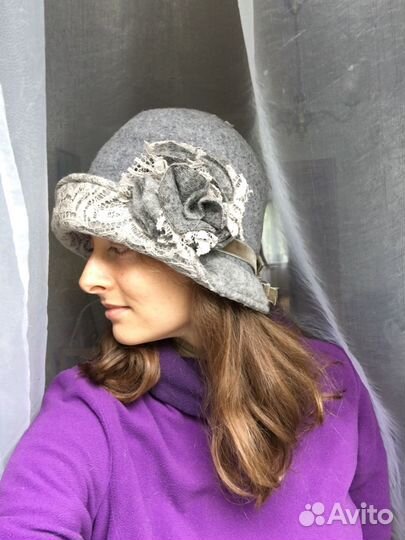 Шляпка женская осенняя