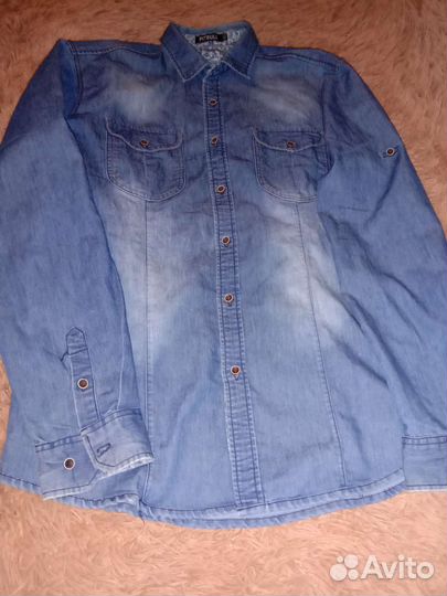 Джинсовая рубашка