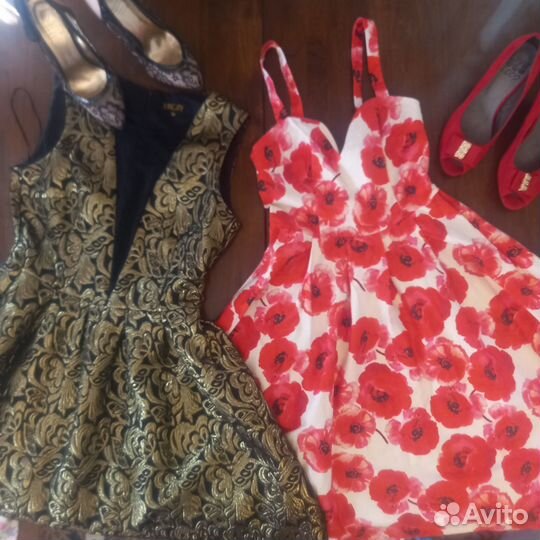 Праздничное платье +туфли для девушки р 42, 44-46