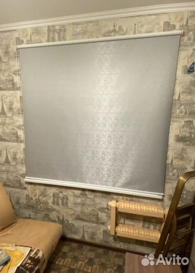 Рулонные шторы зебра в коробе D9303