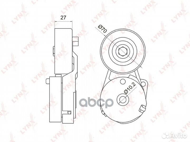 Натяжитель ремня навесного оборудования PT3029