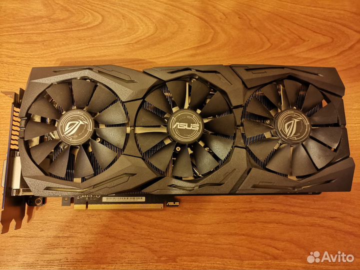 Видеокарта asus ROG-strix GeForce GTX 1080