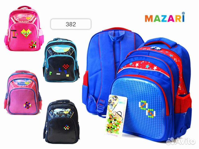 Рюкзак школьный пиксельный