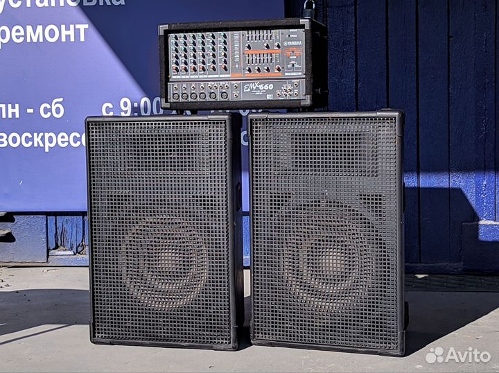 Активный микшерный пульт с колонками