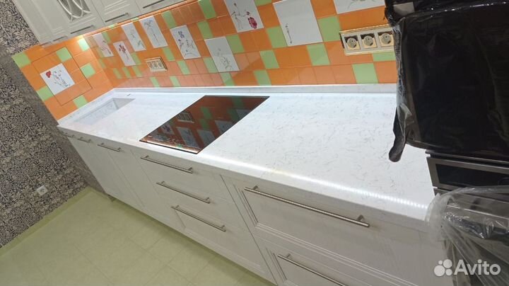 Столешница акриловая под ключ