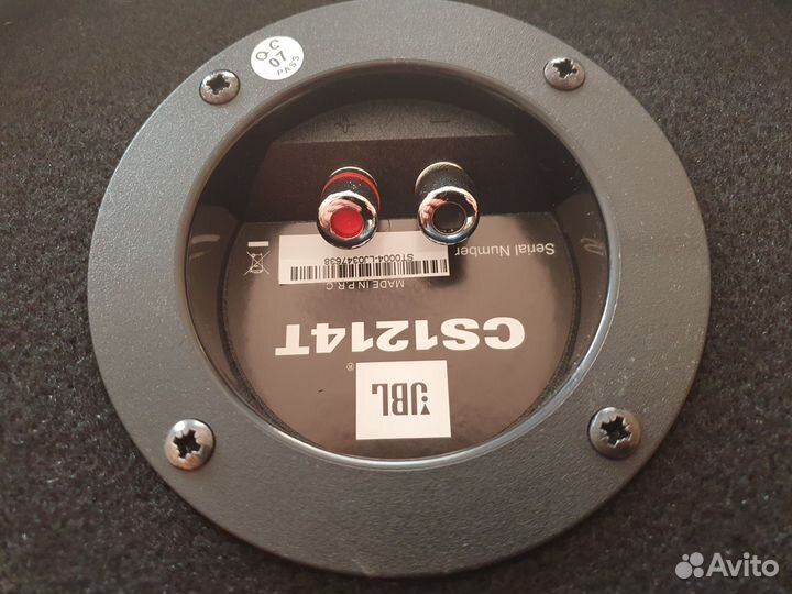 Сабвуфер JBL CS1214T