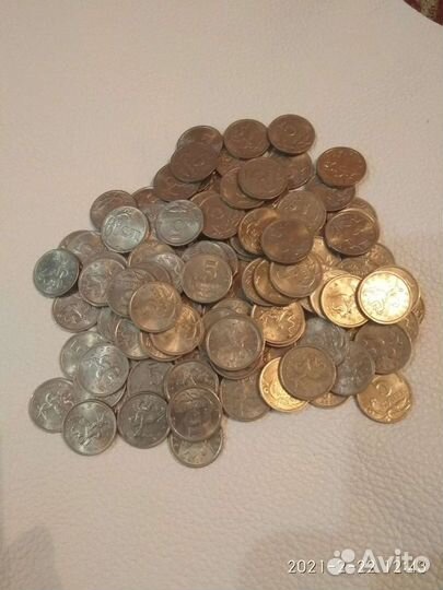 1копейка,5 копеек РФ