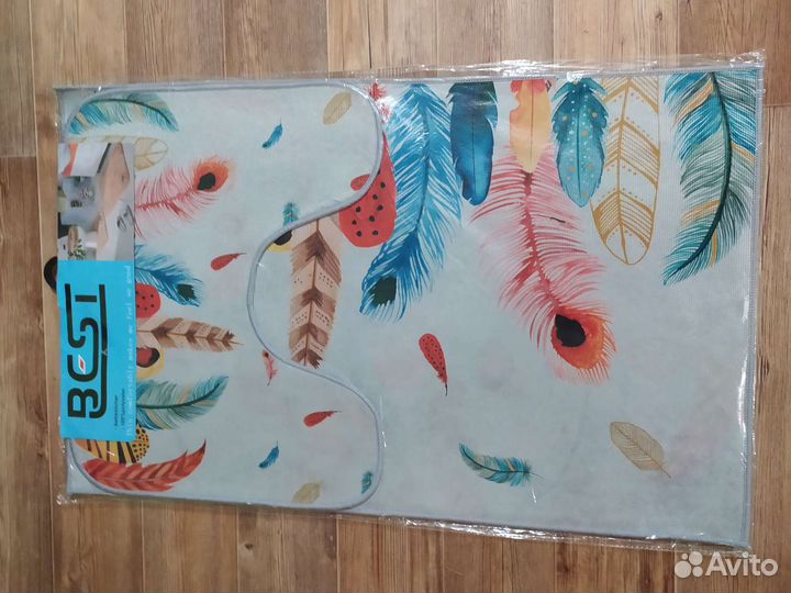 Комплект ковриков для ванной и туалета