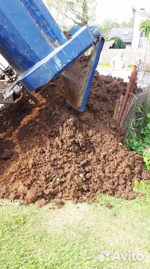 Газонная почва для дворовых территорий, навоз