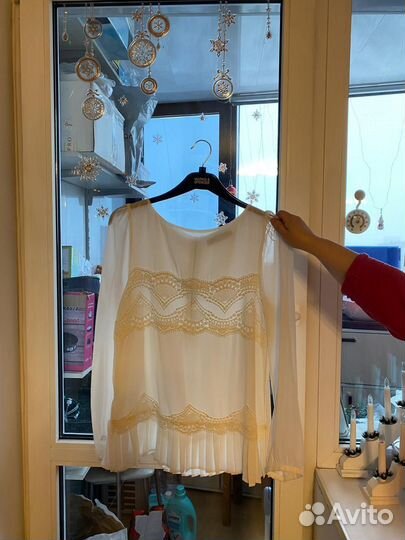 Блузка женская белая 46 48