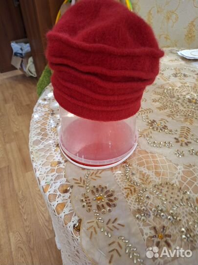 Шапка женская варёная шерсть