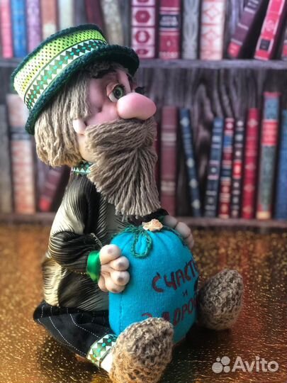 Интерьерная игрушка домовой ручной работы