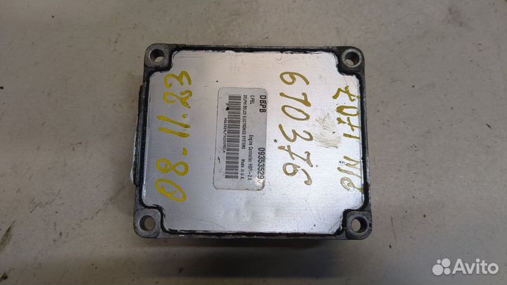 Блок управления двигателем Opel Vectra B, 2001