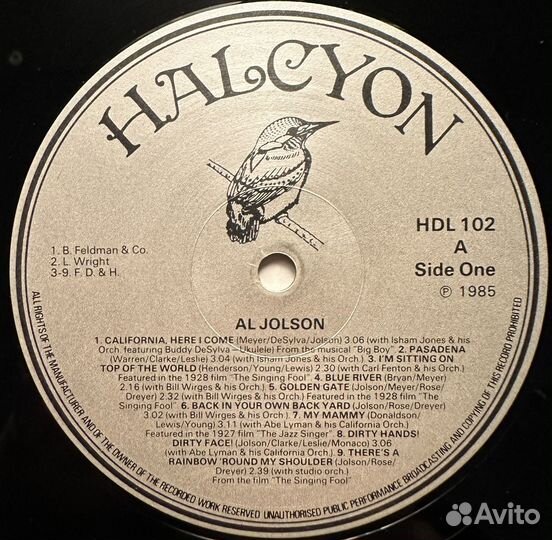 Al Jolson – The Jazz Singer (Англия 1985г.)