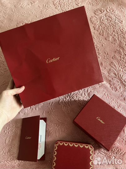 Коробка от cartier trinity