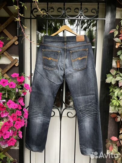 Джинсы Nudie Jeans фейд w34