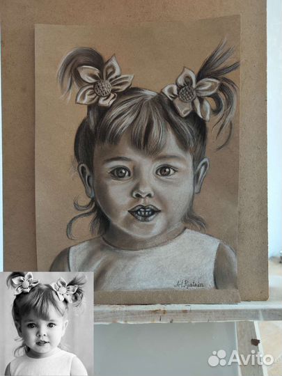 Пишу портрет на заказ. Карандаш,акрил,масло
