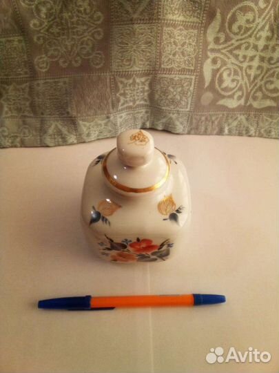 Штоф фарфор СССР ранняя Сысертская фабрика