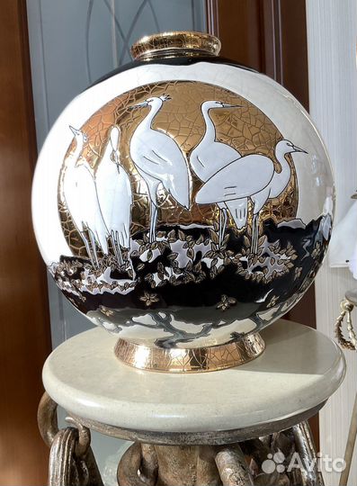 Emaux longwy ваза