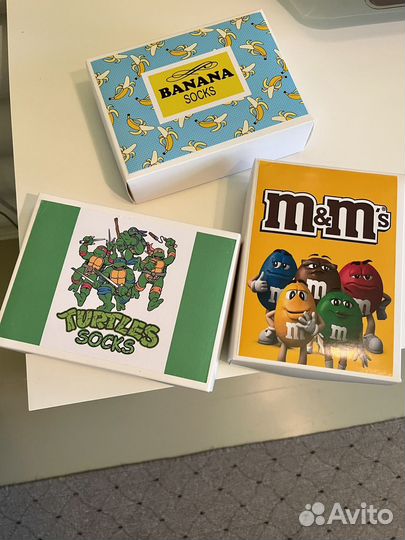 Цветные носки в подарочной упаковке