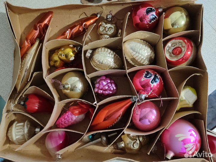 Ёлочные игрушки ГДР и СССР