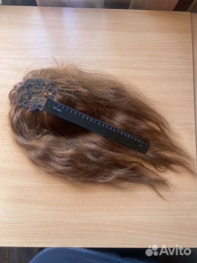 Шиньон из натуральных волос