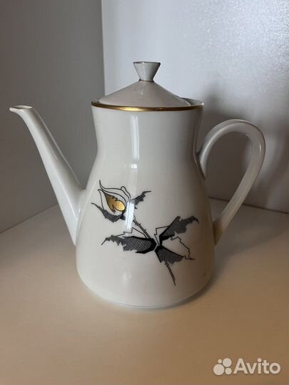 Сервиз гдр черная роза