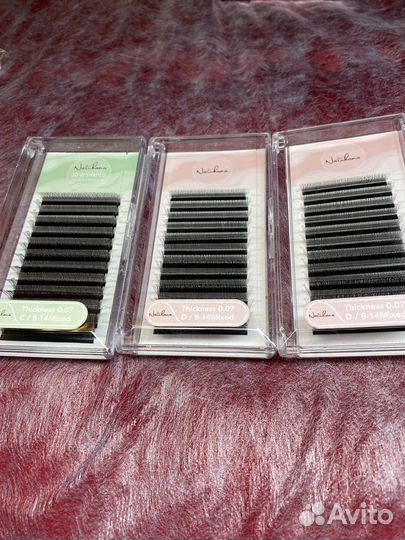 Готовые пучки 3,4 для наращивания ресниц