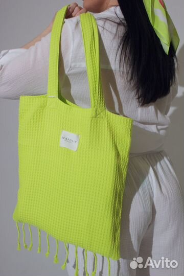 Seafolly Пляжная сумка-шопер+полотенце