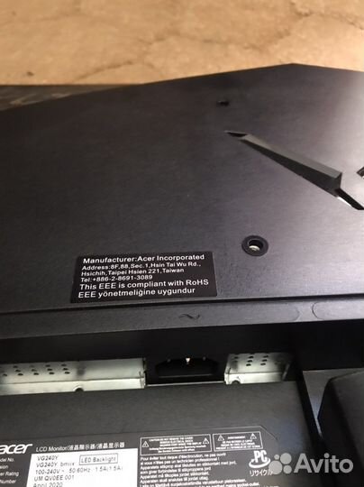 Монитор игровой acer nitro