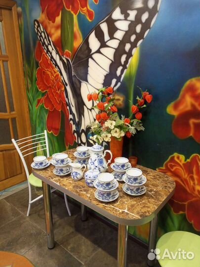 Набор гжель, на 12 персон. Торг имеется