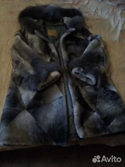 Шуба мутон, почти новая