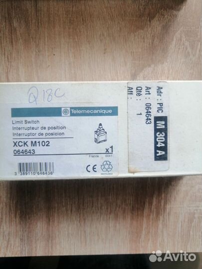 Концевые выкл. XCK M115, XCK M102. Концевик
