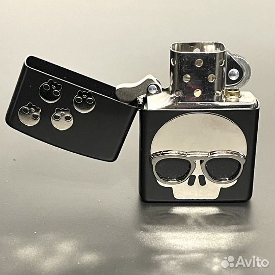 Зажигалка zippo skull. оригинал. японский каталог