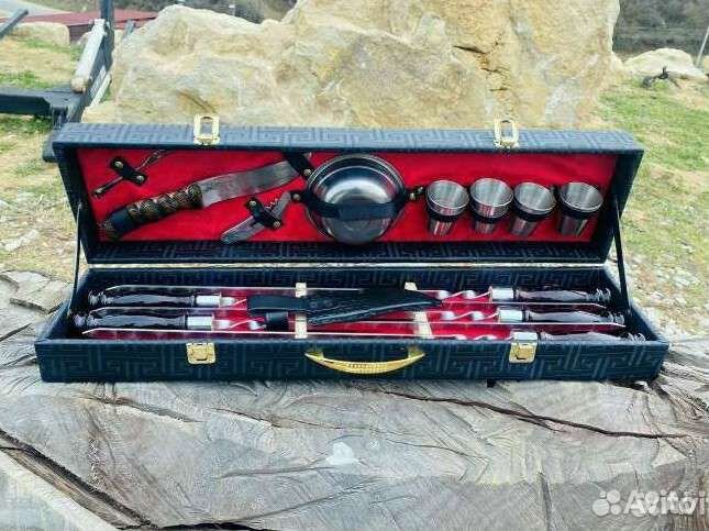 Шампура подарочные в кейсе
