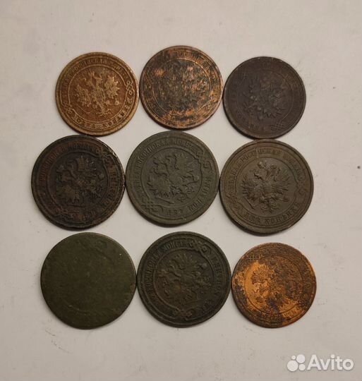 Лоты царской меди