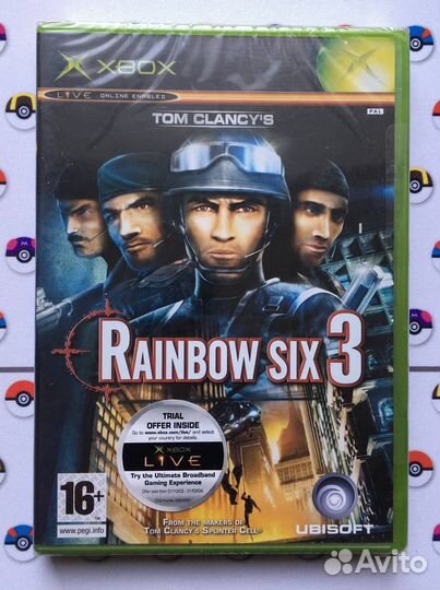 Rainbow Six 3 Xbox Original Новая Видеоигра New