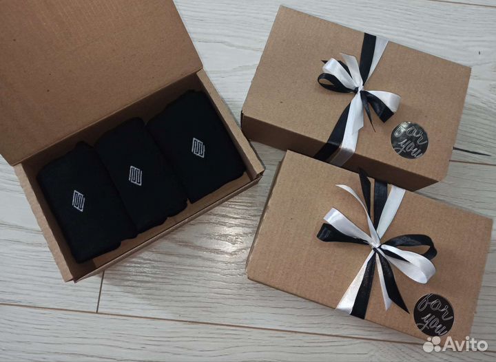 Носки в коробках на подарок