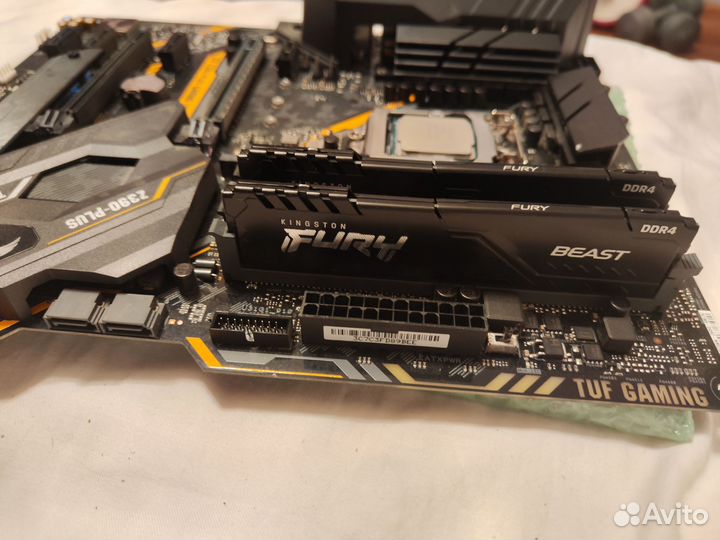 Материнская плата z390 asus tuf(в сборе)