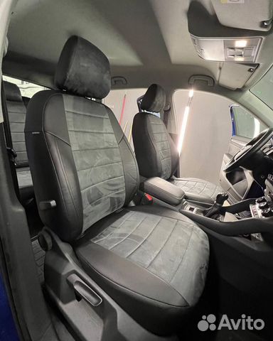 Авточехлы из алькантары Skoda Kodiaq