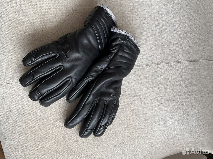 Salomon перчатки кожаные